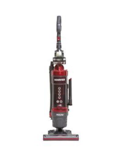 Hoover Vl81 Vl01001 Velocity Pets Power Bagless Upright Vacuum Cleaner - Red/Grey